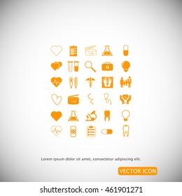 Medical icons set