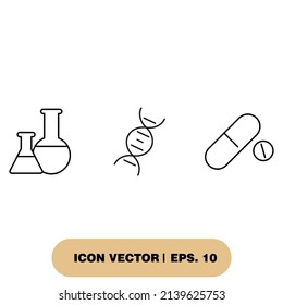 medical icons set . medical pack symbol vector elements for infographic web