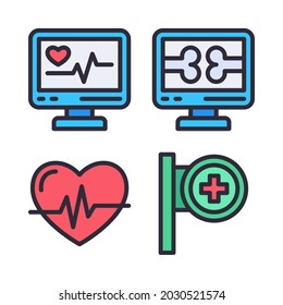 medical icons set. Perfect for website mobile app, app icons, presentation, illustration and any other projects.