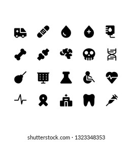 Medical Icons Set (Solid)