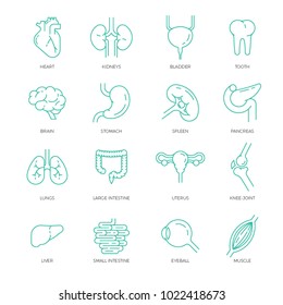 Medical icons set v1