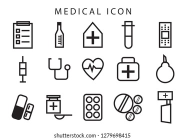 Medical Icons Set , Vector