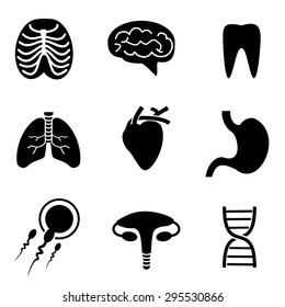 Medical icons set vector.
