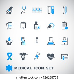 medical icons set vector