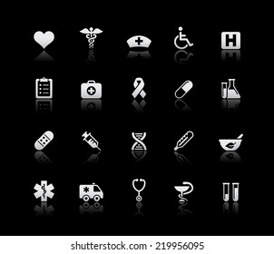 Medical Icons // Silver Series 