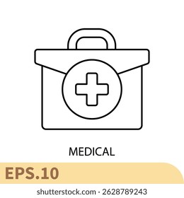 medical icons  symbol vector elements for infographic web