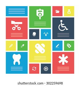 Medical icons universal set for web and mobile
