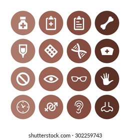 Medical icons universal set for web and mobile