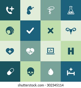 Medical icons universal set for web and mobile