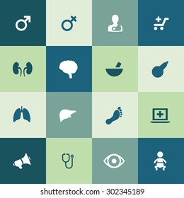 Medical icons universal set for web and mobile