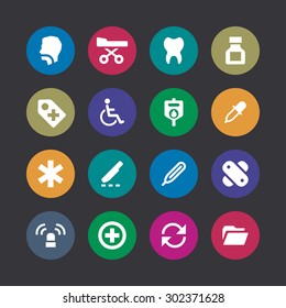 Medical icons universal set for web and mobile