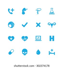 Medical icons universal set for web and mobile