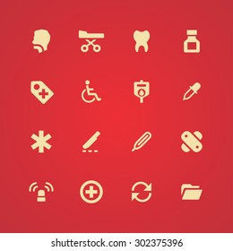 Medical icons universal set for web and mobile
