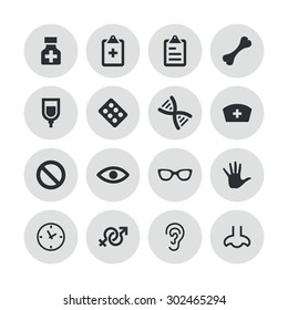 Medical icons universal set for web and mobile