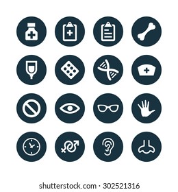 Medical icons universal set for web and mobile