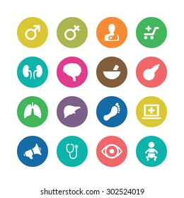 Medical icons universal set for web and mobile