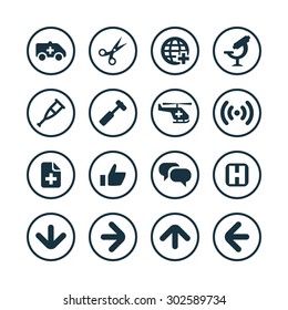 Medical icons universal set for web and mobile