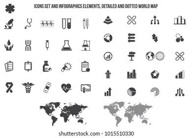 Medical Icons. Universal vector icon set for web and mobile.  