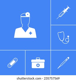 Medical icons. Vector
