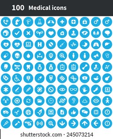 Medical Icons Vector Set.