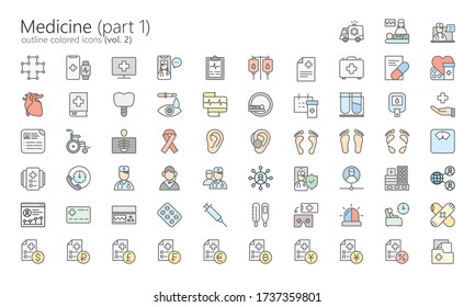 
Iconos médicos para web, aplicación móvil, presentación y otros. Se creó con cuadrículas para que el píxel fuera perfecto.