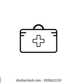 Medical Icons White Background Stock Vector (Royalty Free) 1035611119 ...