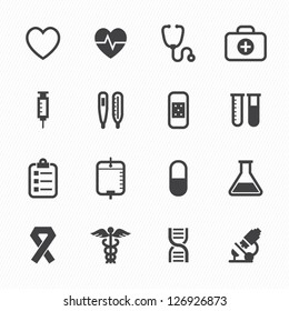 Medical Icons with White Background : NO.1