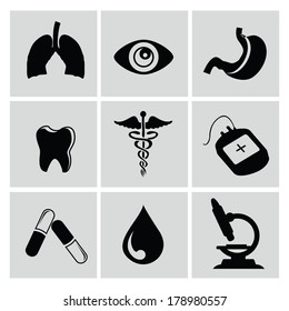 Medical icons,vector