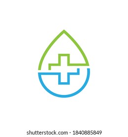 Vorlage für medizinisches Illustrationslogo, Vektordesign