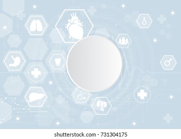 Medical Info graphic set. Vector illustration.