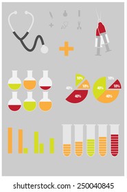 Medical Info graphics. vector