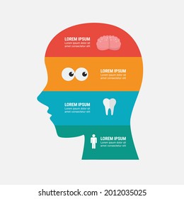 Medical infographic design template. vector illustration.