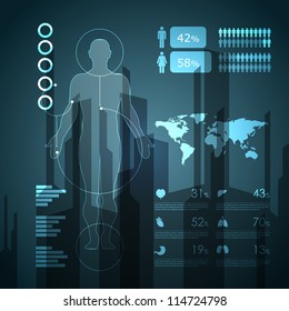 medical infographic elements