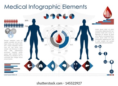 medical infographic elements