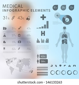 medical infographic elements 