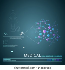 medical infographic elements 