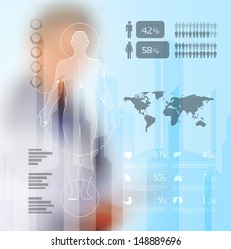 medical infographic elements 