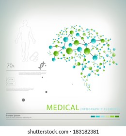 medical infographic elements 