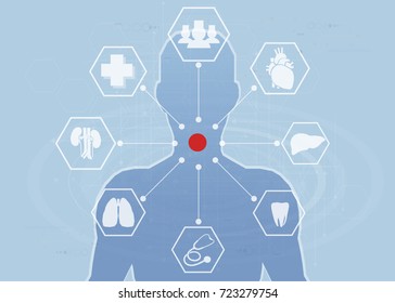 Medical Infographic set. Vector illustration.