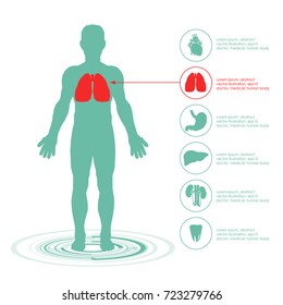 Medical Infographic set. Vector illustration.