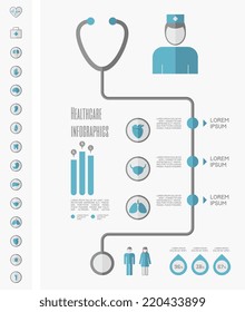 Medical Infographic Template.