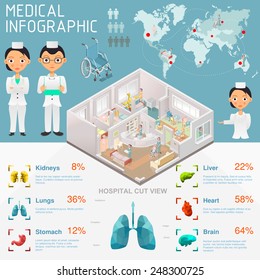 Medical Infographic  Vector