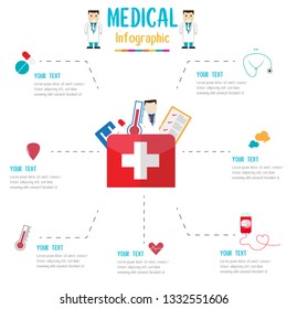 Medical infographic.Vector illustration.