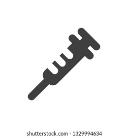 medical injection icon simple flat illustration