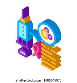 medical injection icon vector. isometric medical injection sign. color isolated symbol illustration