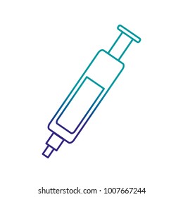 medical injection isolated icon