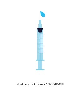 medical injection isolated icon