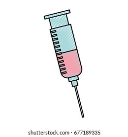 medical injection isolated icon