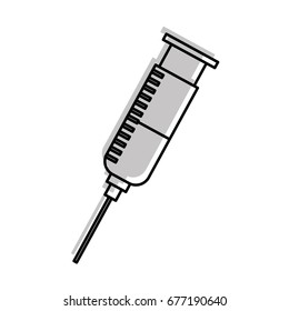 medical injection isolated icon