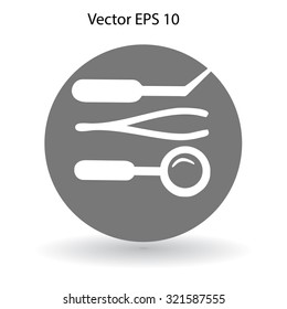 Medical instruments vector illustration